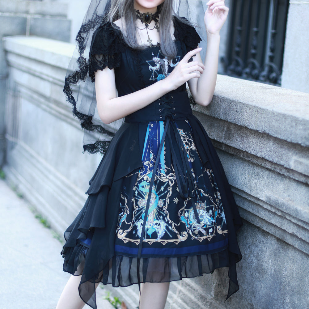 Dark Blue Lolita Dresses