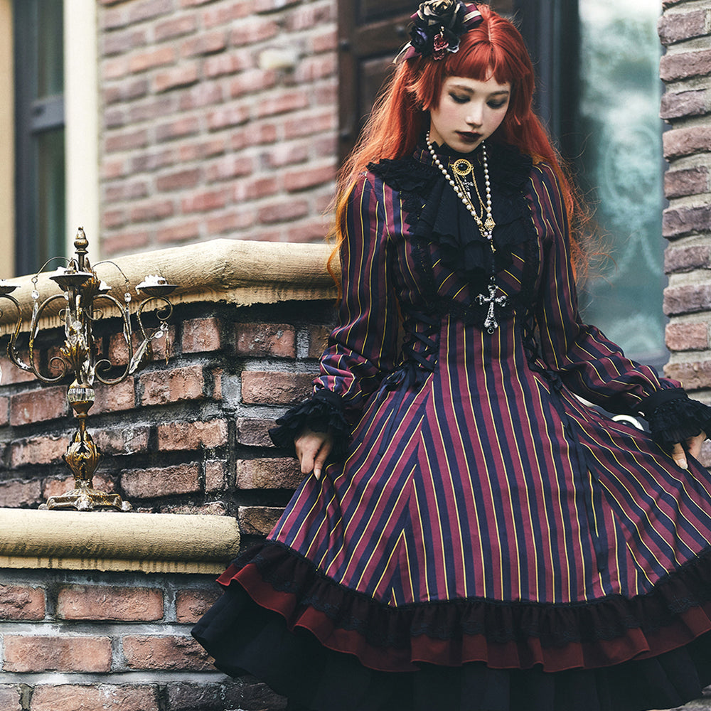 Black and Purple Lolita Fashion