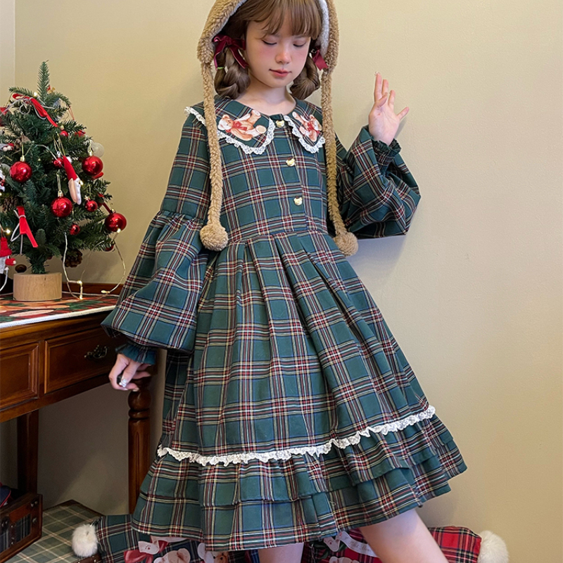 Plaid Lolita Fashion