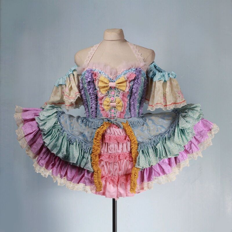 rainbow lolita dresses