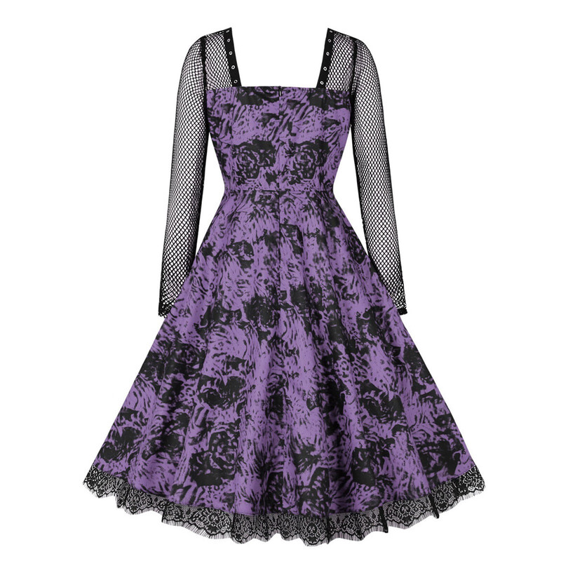 black and purple lolita dresses