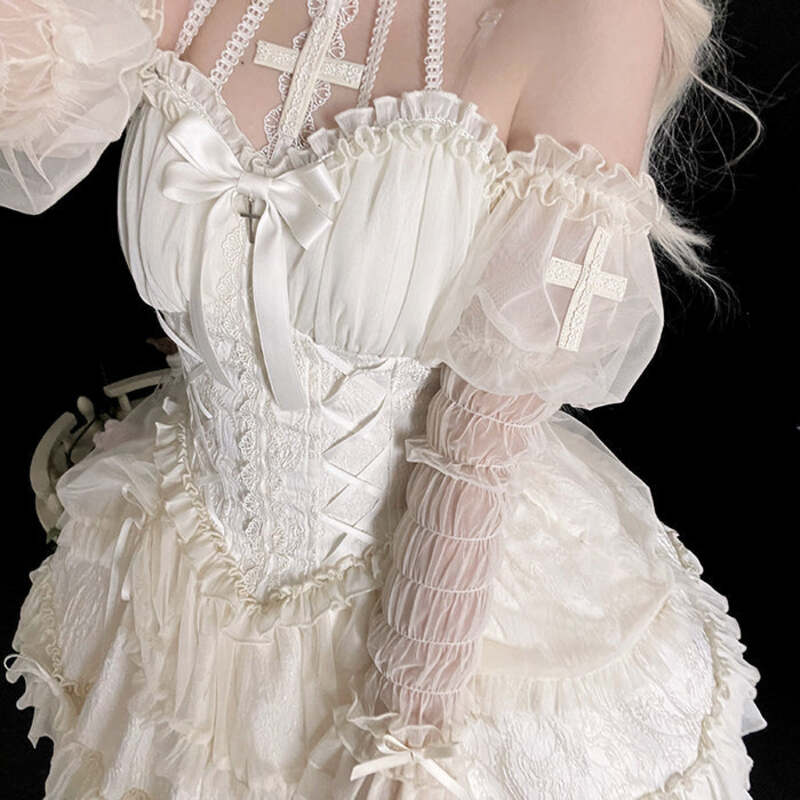 White Gothic Lolita Dresses