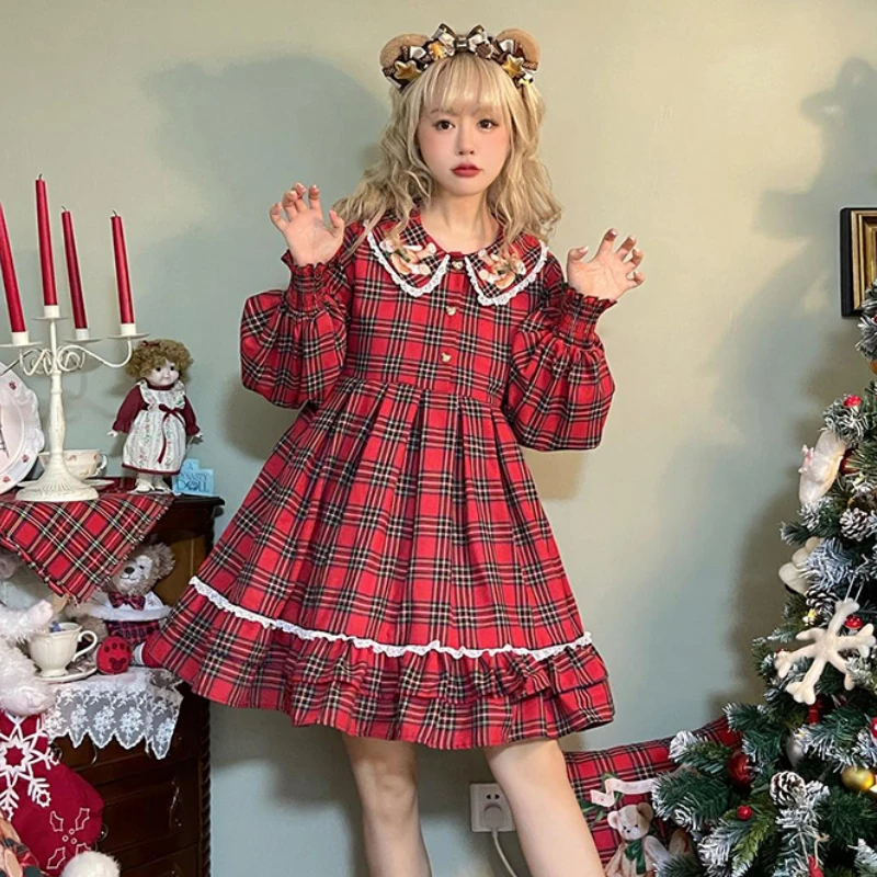 Plaid Lolita Fashion