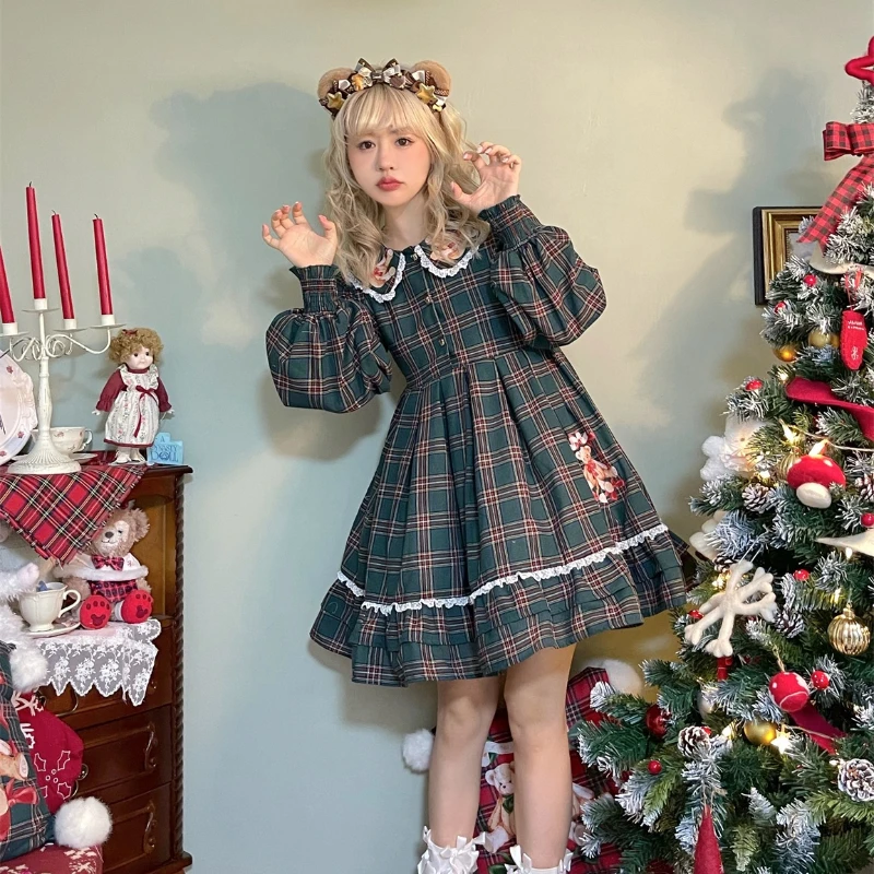 Plaid Lolita Fashion