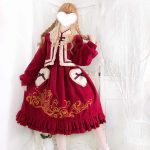 lolita red dress