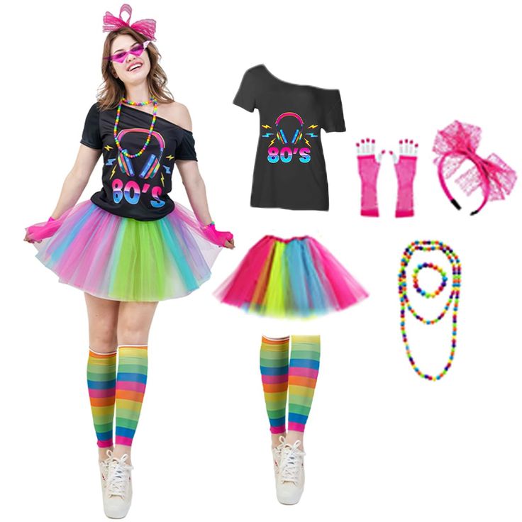 80s fashion costume